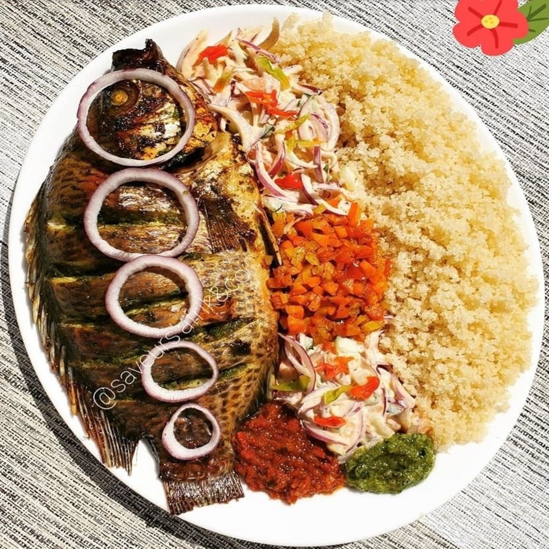 Attiéké Poisson (frit)