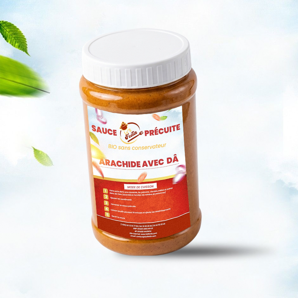 Sauce arachide avec dâ